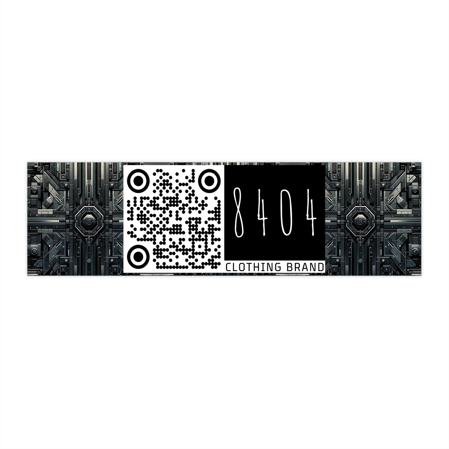 Tech Noir Futuristic Tech Aesthetic with a Dark Twist Bumper Sticker - 8404 Design-68