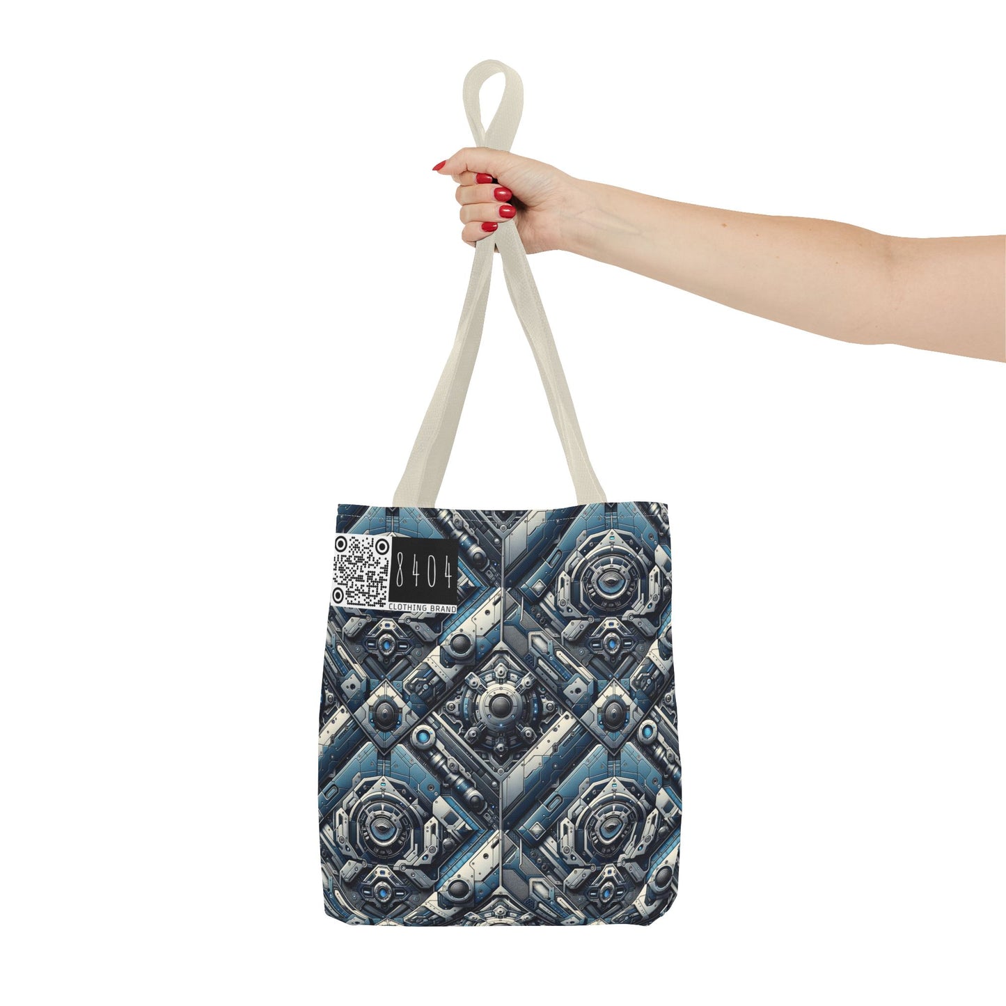 Tech Utility Fusion Tech-Forward Utility With a Futuristic Edge Tote Bag - 8404 Design-43