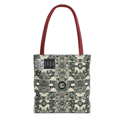Cyber Garden Party Tech Garden Extravaganza Tote Bag - 8404 Design-54