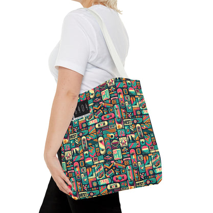 Skate Culture Revival Urban Retro Cool Tote Bag - 8404 Design-61
