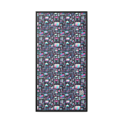 Digital Rebellion Youthful Streetwear with a Rebellious Digital Twist Matte Canvas, Framed (multi-color) - 8404 Design-71 A