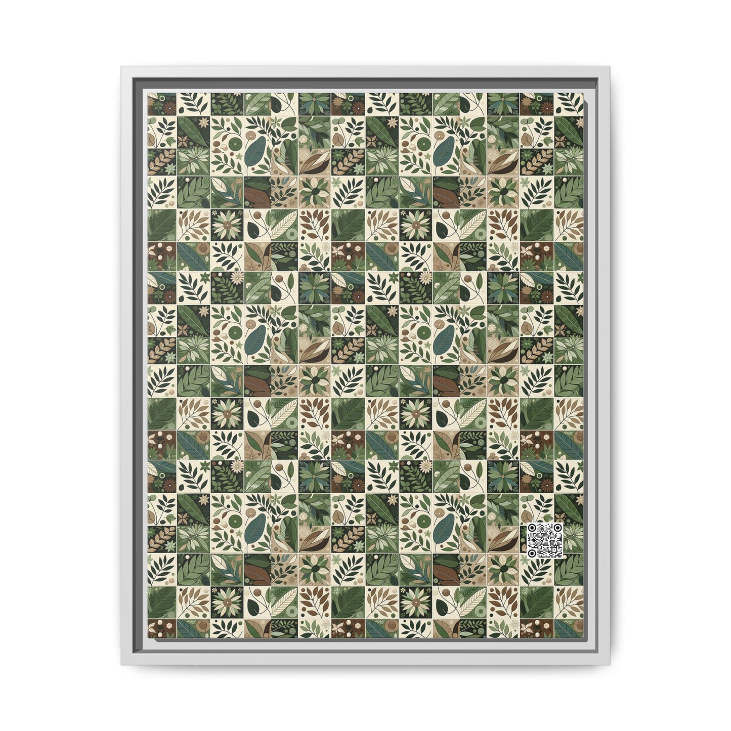 Streetwear Sustainability Environmentally Conscious Streetwear with a Natural Aesthetic Matte Canvas, Framed (multi-color) - 8404 Design-57 A