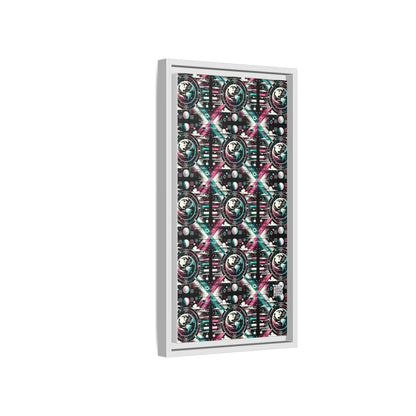 Digital Artistry Digital-native Streetwear Matte Canvas, Framed (multi-color) - 8404 Design-62 B