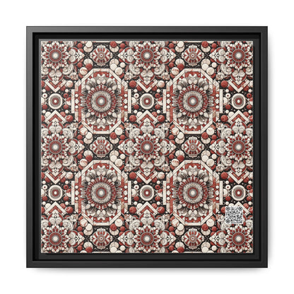 Neo Jomon Sculptural Aesthetics Artisanal Streetwear Matte Canvas, Framed (multi-Color) - 8404 Design-55 A