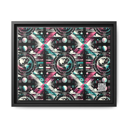 Digital Artistry Digital-native Streetwear Matte Canvas, Framed (multi-color) - 8404 Design-62 A