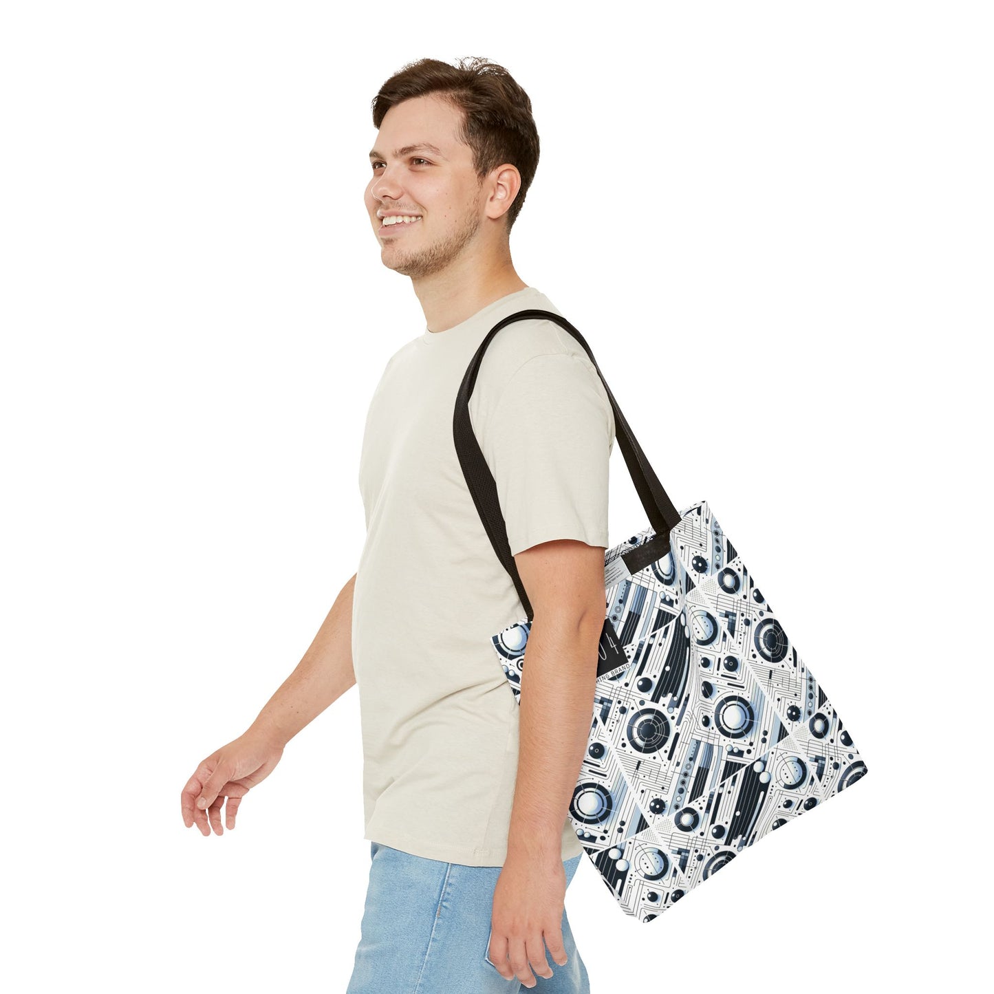 Tech Minimalism Minimalist Tech Tote Bag - 8404 Design-70
