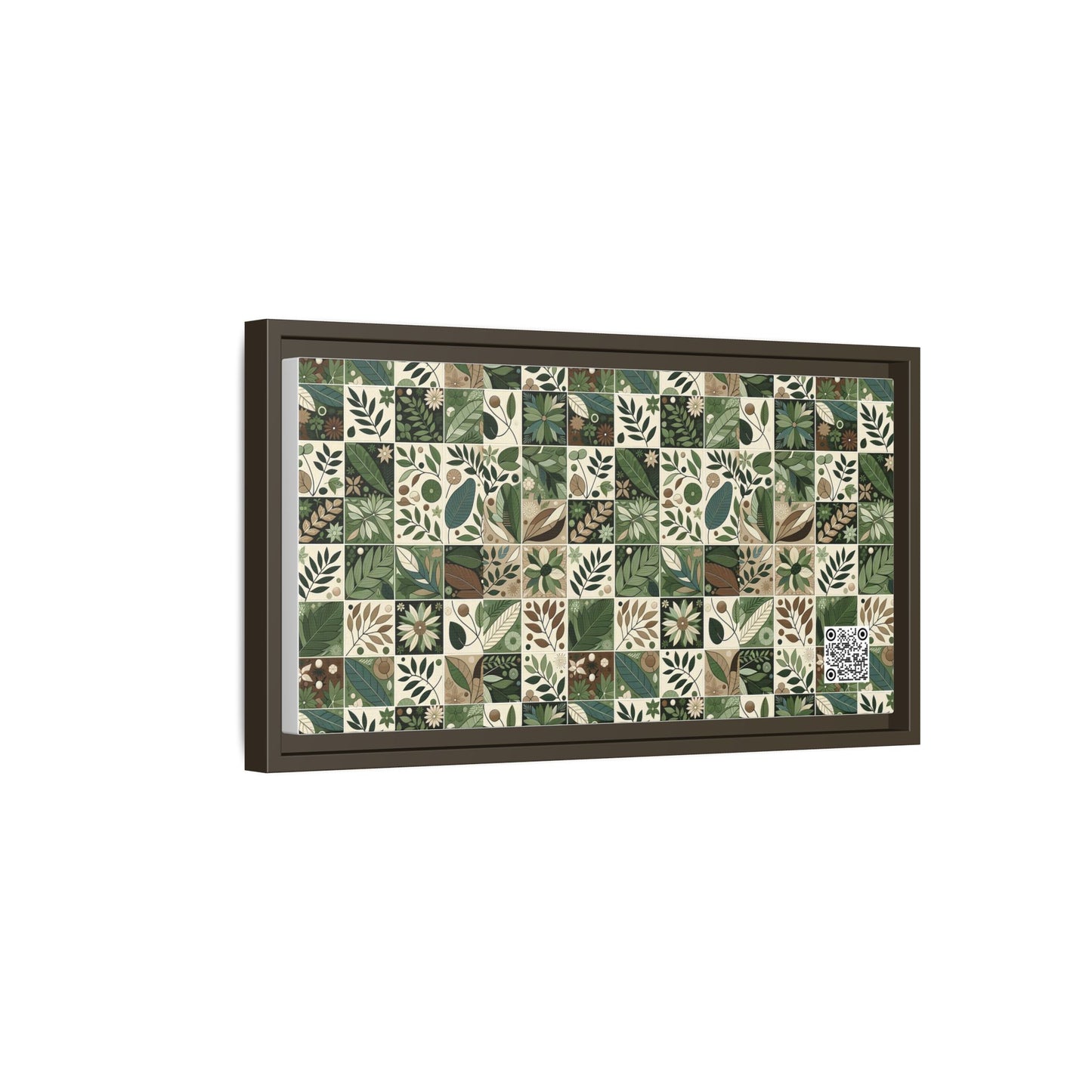 Streetwear Sustainability Environmentally Conscious Streetwear with a Natural Aesthetic Matte Canvas, Framed (multi-color) - 8404 Design-57 B