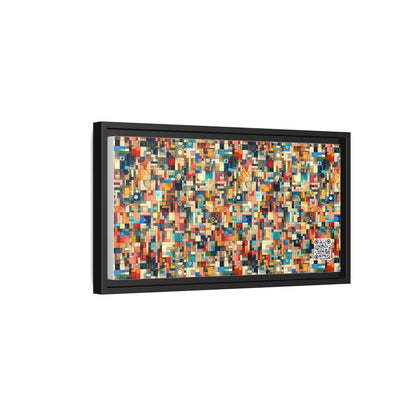 Digital Artistic Expression Artistic Streetwear Matte Canvas, Framed (multi-Color) - 8404 Design-46 B