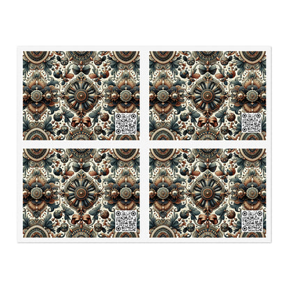 Neo-Dandyism Modern Dandy Streetwear Sticker Sheets - 8404 Design-51