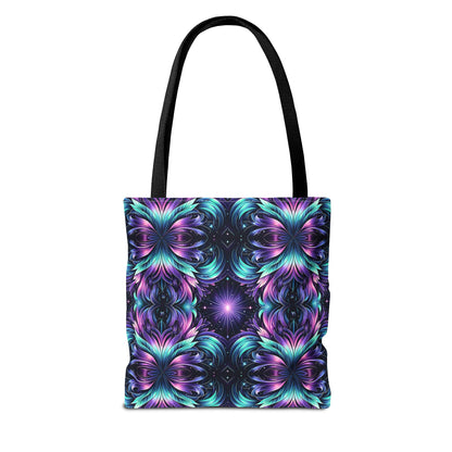 Iridescent Dream Futuristic Tech Tote Bag - 8404 Design-60