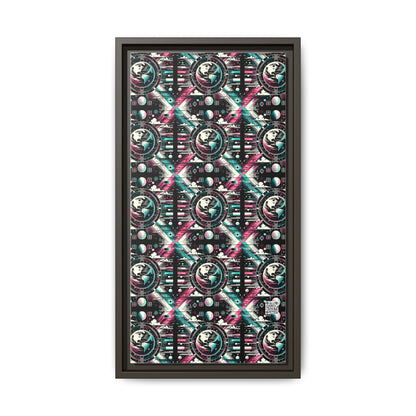 Digital Artistry Digital-native Streetwear Matte Canvas, Framed (multi-color) - 8404 Design-62 B