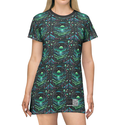 Digital Adventure Graphics Digital Explorer T-Shirt Dress - 8404 Design-59