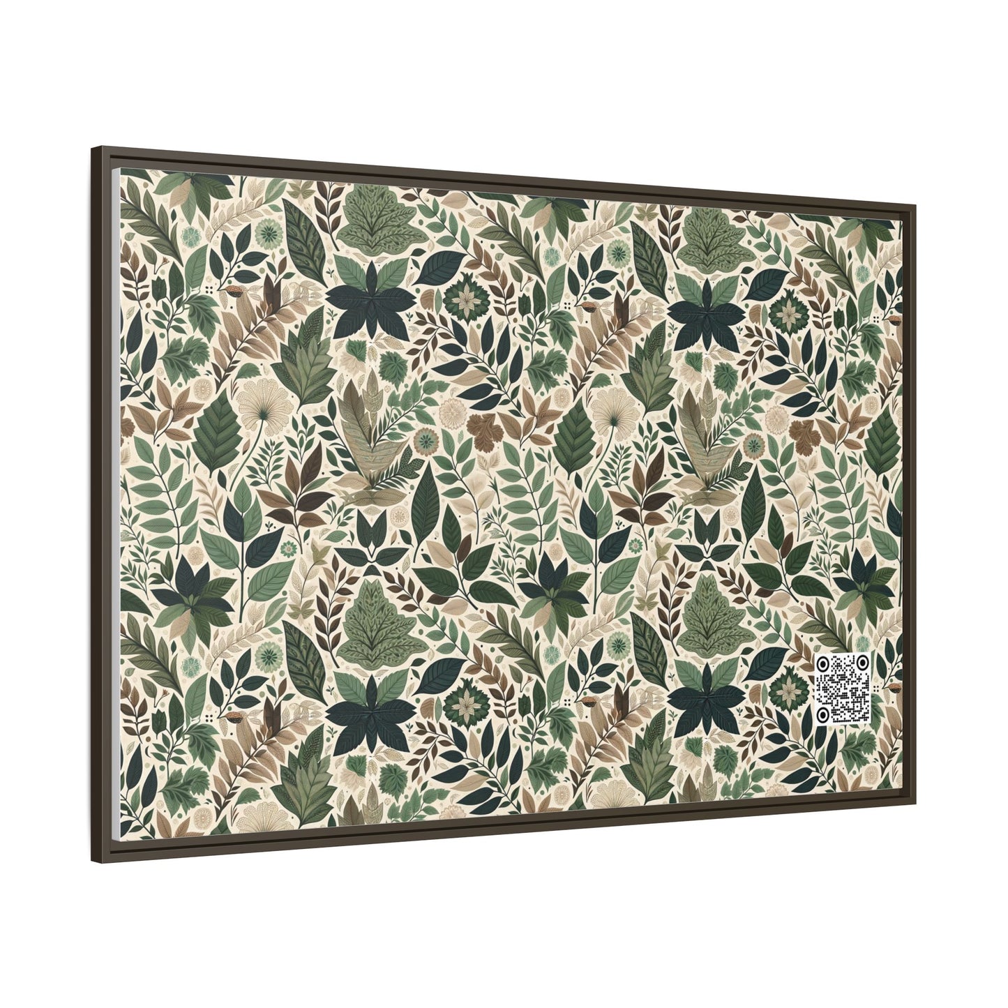 Streetwear Sustainability Environmentally Conscious Streetwear with a Natural Aesthetic Matte Canvas, Framed (multi-color) - 8404 Design-57 A