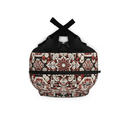 Neo Jomon Sculptural Aesthetics Artisanal Streetwear Backpack - 8404 Design-55