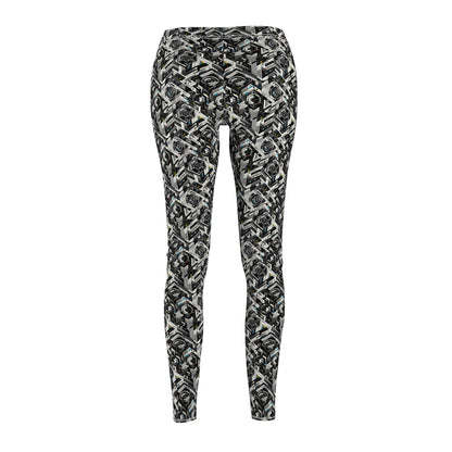 Tech Athletic Fusion Tech-Forward Athletic Women's Cut & Sew Casual Leggings - 8404 Design-63