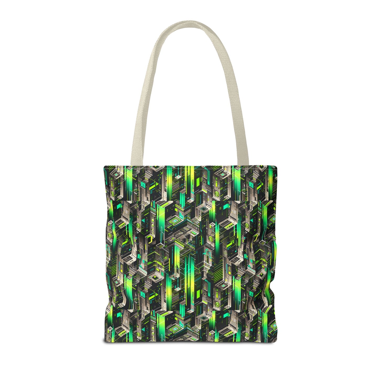 Digital Rebellion Tech-Forward Streetwear Tote Bag - 8404 Design-63