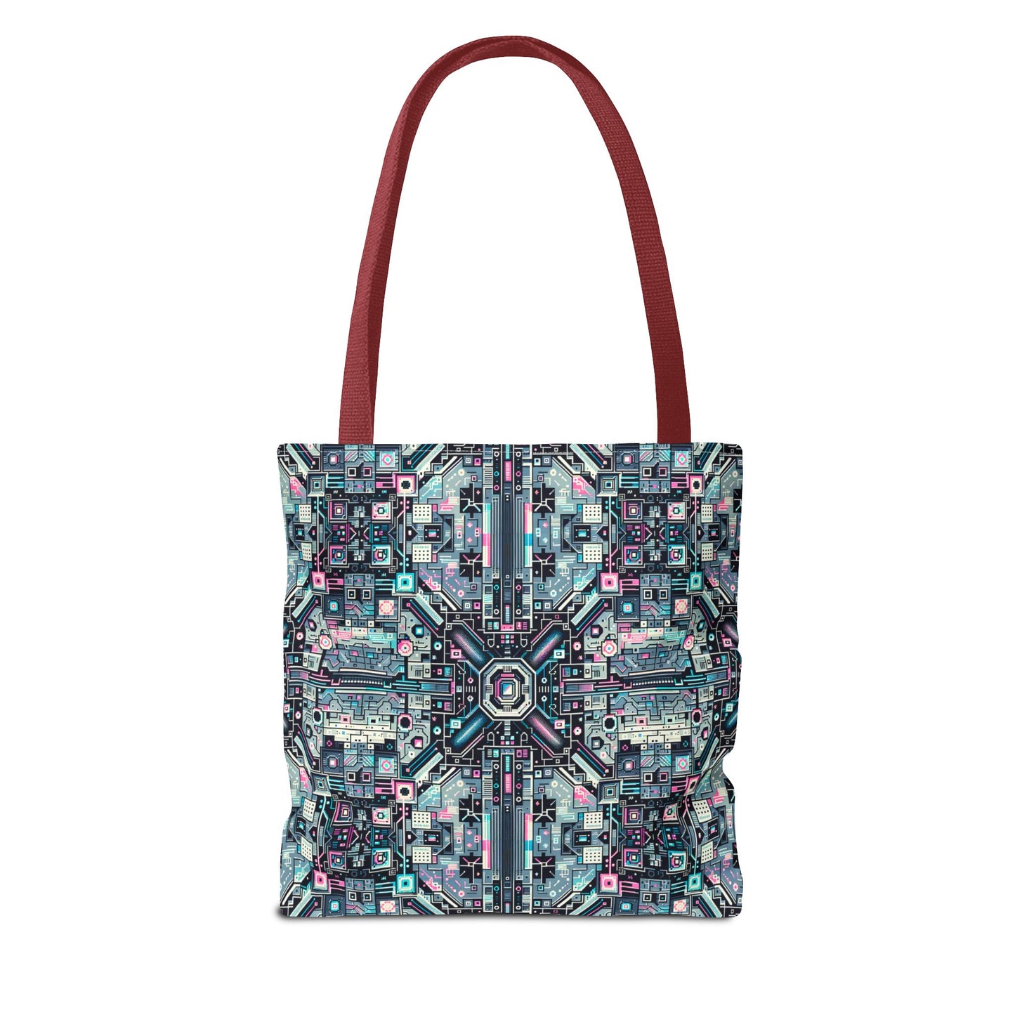 Digital Renaissance Tech-Forward Maximalism Tote Bag - 8404 Design-44