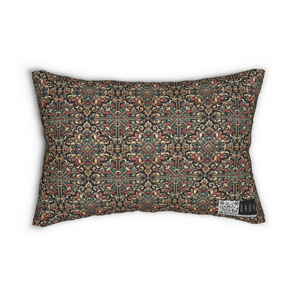 Streetwear Renaissance Artistic Clash of Old and New Spun Polyester Lumbar Pillow - 8404 Design-46 S