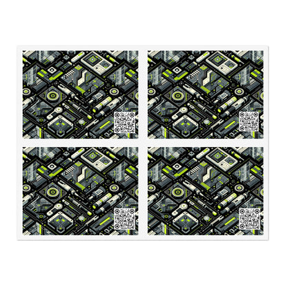 Tech Utility Futuristic Utility Sticker Sheets - 8404 Design-62