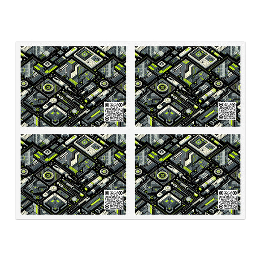 Tech Utility Futuristic Utility Sticker Sheets - 8404 Design-62