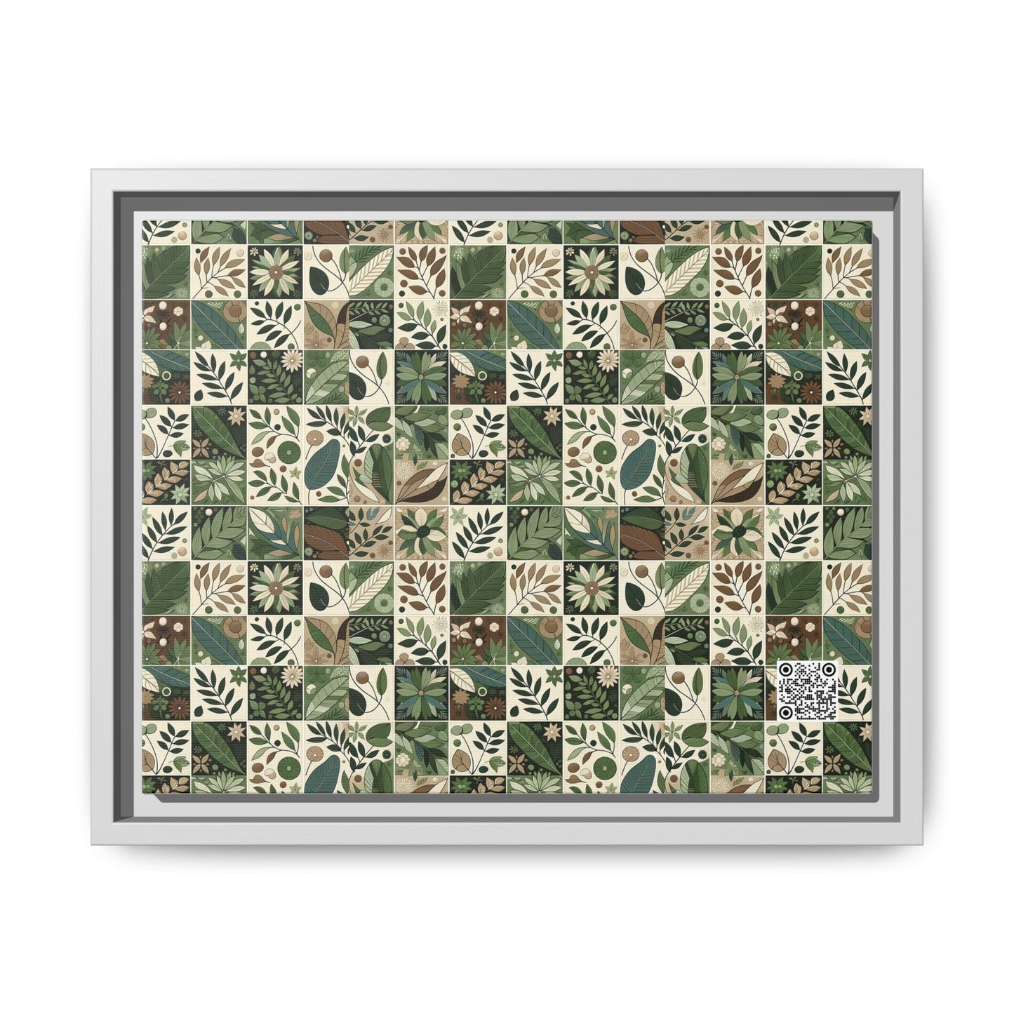 Streetwear Sustainability Environmentally Conscious Streetwear with a Natural Aesthetic Matte Canvas, Framed (multi-color) - 8404 Design-57 A