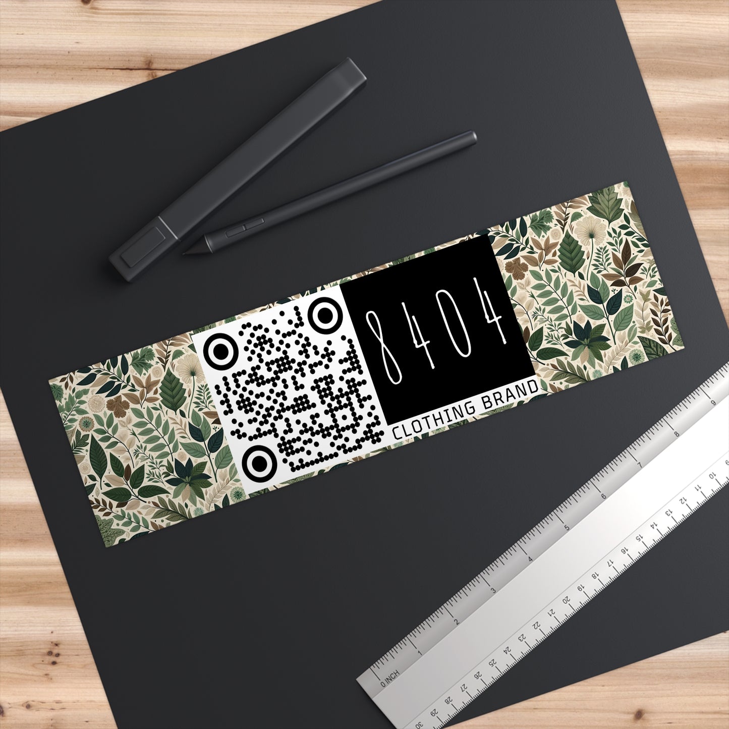 Streetwear Sustainability Environmentally Conscious Streetwear with a Natural Aesthetic Bumper Sticker - 8404 Design-57