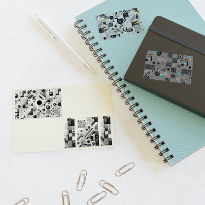 Digital Modern Minimalism Sticker Sheets - 8404 Design-88