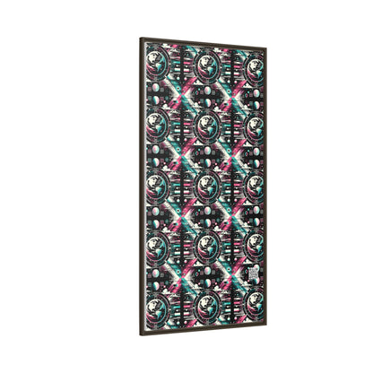 Digital Artistry Digital-native Streetwear Matte Canvas, Framed (multi-color) - 8404 Design-62 B