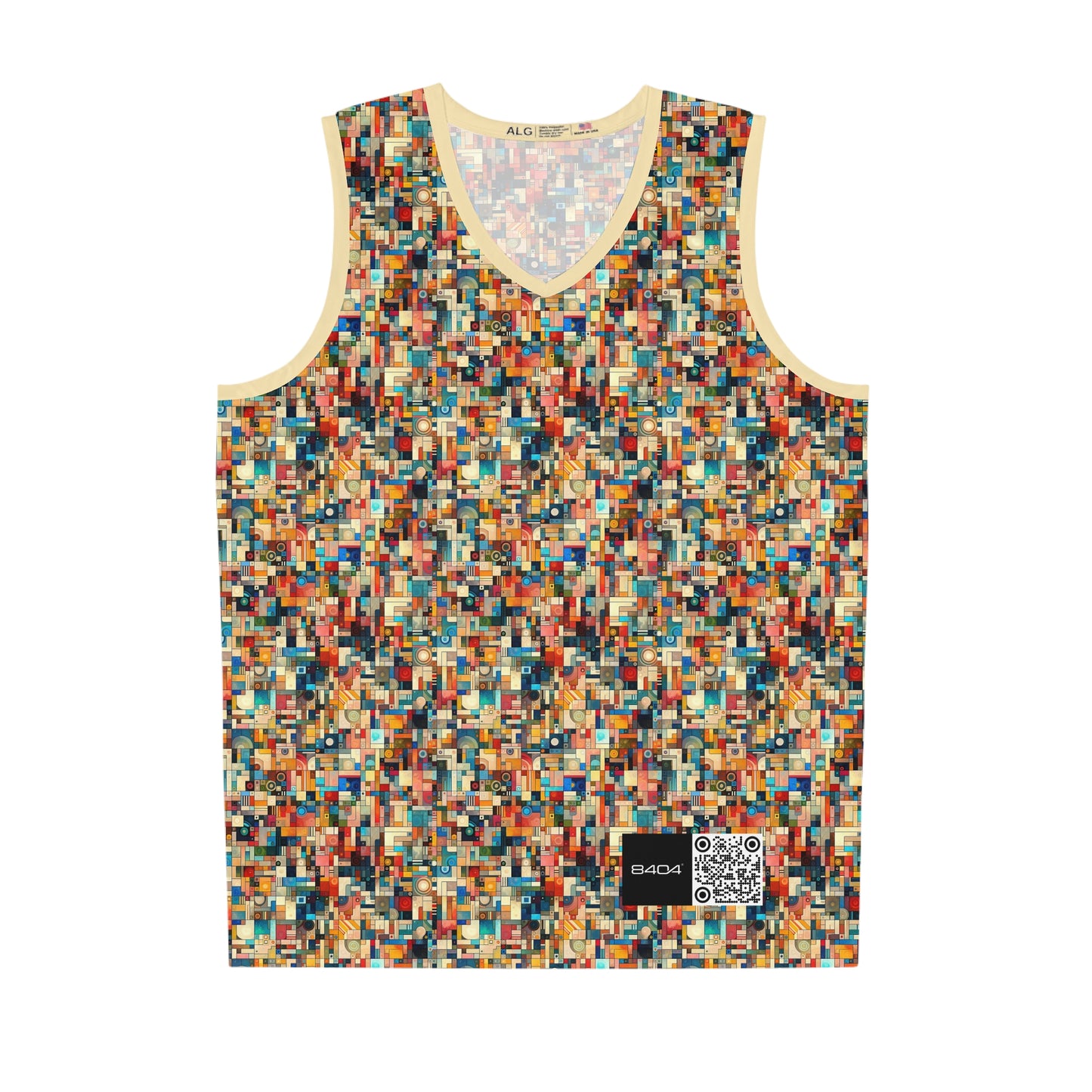 Digital Artistic Expression Artistic Streetwear Basketball Jersey - 8404 Design-46