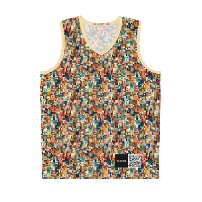 Digital Artistic Expression Artistic Streetwear Basketball Jersey - 8404 Design-46