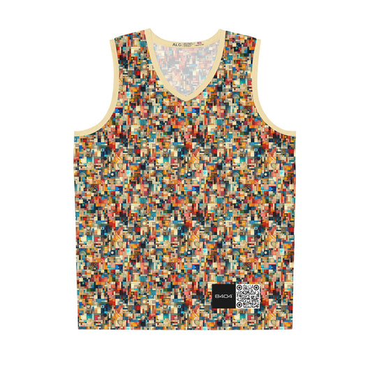 Digital Artistic Expression Artistic Streetwear Basketball Jersey - 8404 Design-46