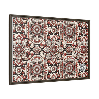 Neo Jomon Sculptural Aesthetics Artisanal Streetwear Matte Canvas, Framed (multi-Color) - 8404 Design-55 A