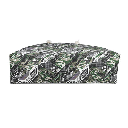 Tech Camo Fusion Tech-Forward Streetwear With a Futuristic Edge Weekender Bag - 8404 Design-46