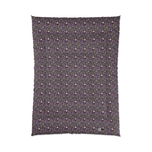 Digital Nostalgia Remix Modern Vintage Fusion Comforter - 8404 Design-67