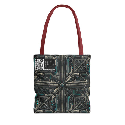 Tech Noir Futuristic Tech Aesthetic with a Dark Twist Tote Bag - 8404 Design-59