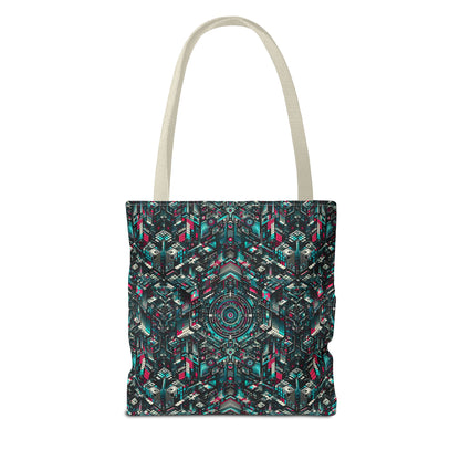 Digital Rebellion Tech-Inspired Streetwear Tote Bag - 8404 Design-54