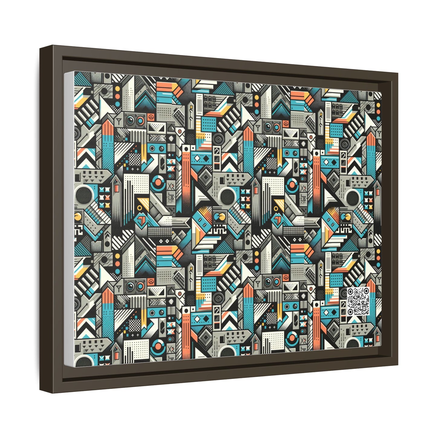 Digital Street Art Urban Street Style Matte Canvas, Framed (multi-color) - 8404 Design-81 A