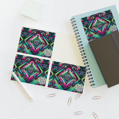Tech-Infused Graphics Tech-Forward Streetwear Sticker Sheets - 8404 Design-51