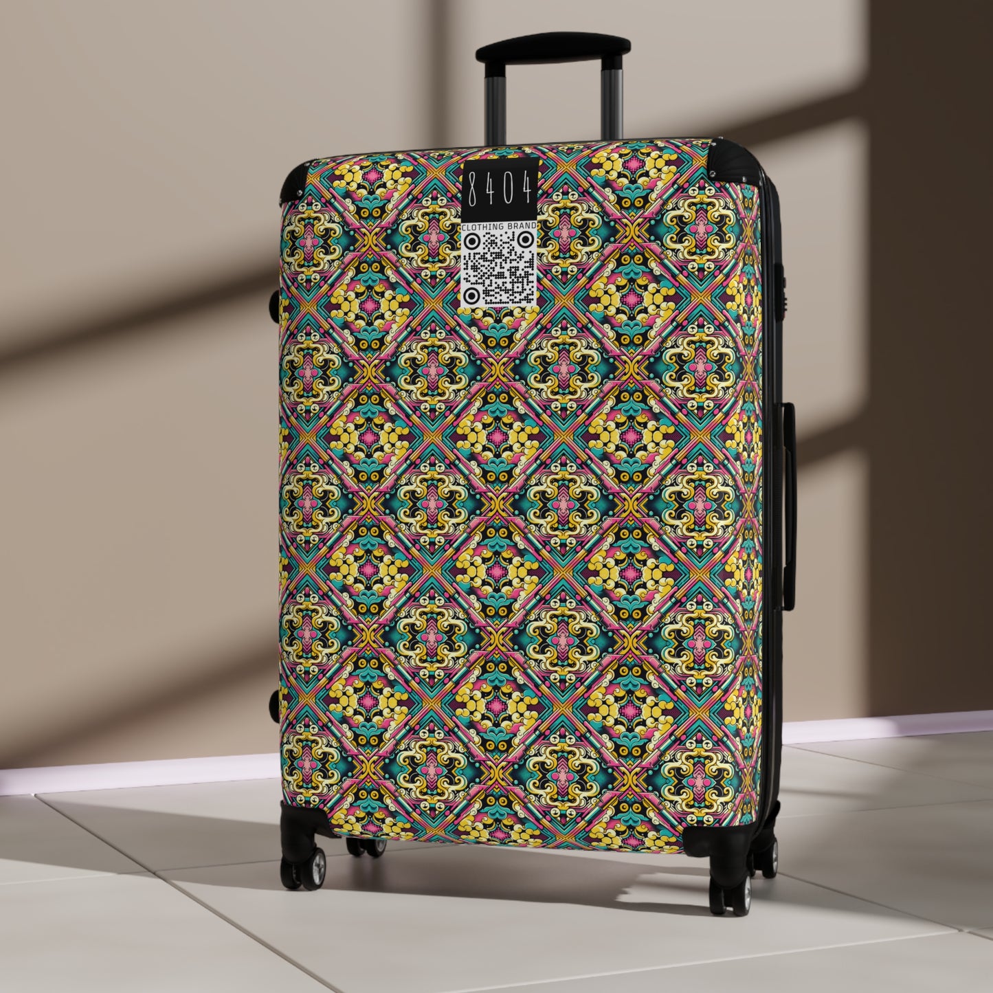 Neon Pop Art Revival Pop Culture Retro Suitcase - 8404 Design-59