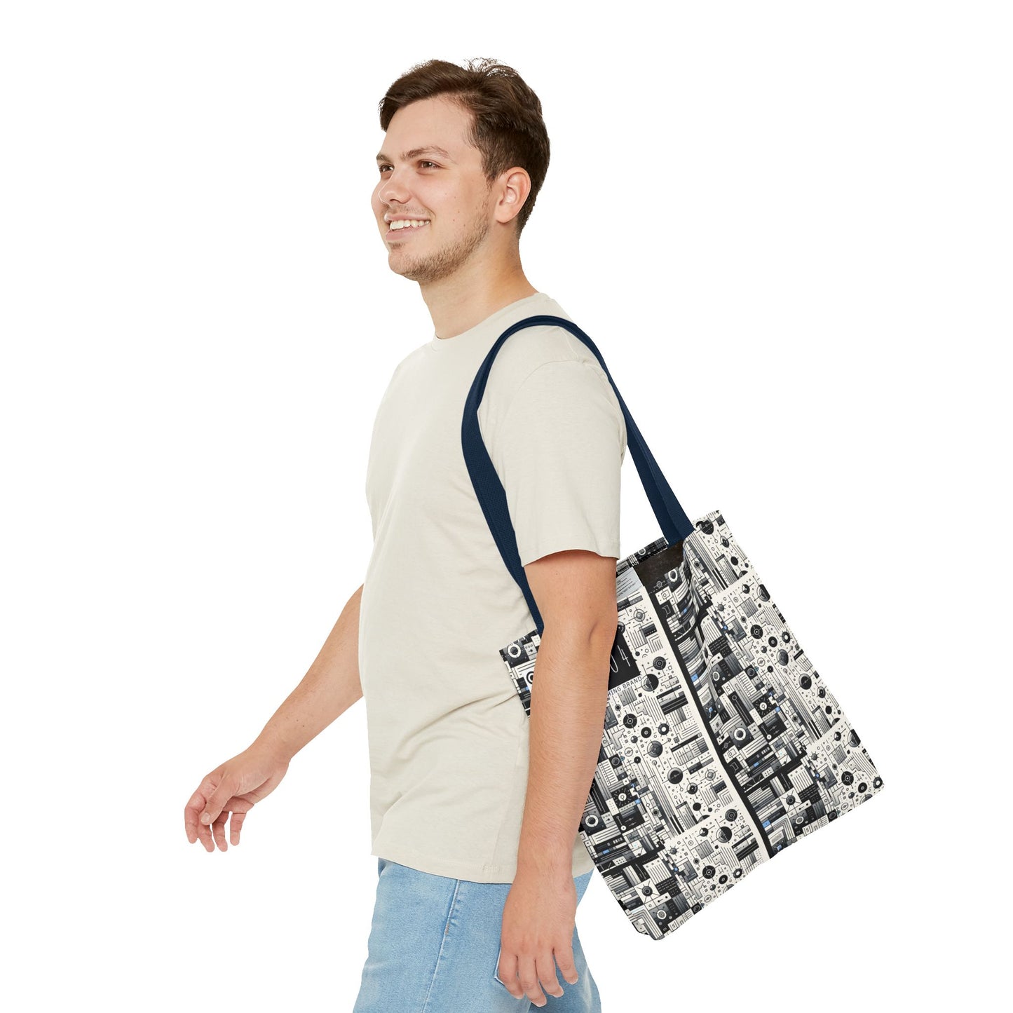 Digital Minimalism Minimalist Tech Tote Bag - 8404 Design-66