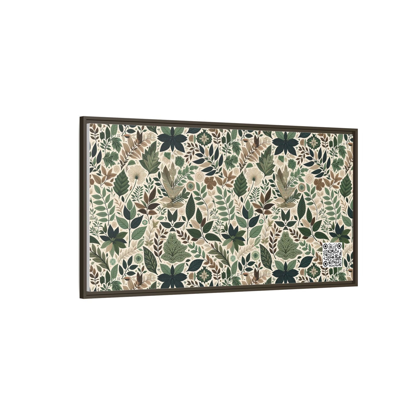 Streetwear Sustainability Environmentally Conscious Streetwear with a Natural Aesthetic Matte Canvas, Framed (multi-color) - 8404 Design-57 B