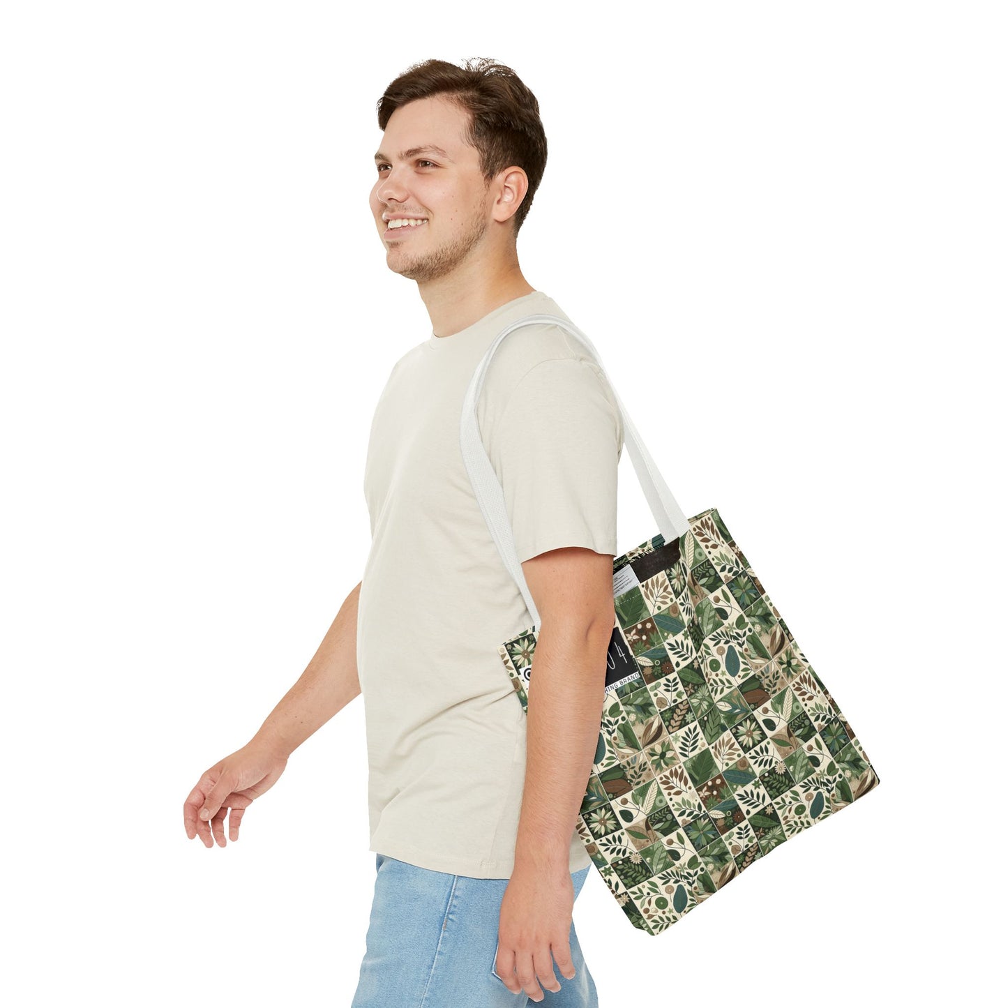 Streetwear Sustainability Environmentally Conscious Streetwear with a Natural Aesthetic Tote Bag - 8404 Design-57