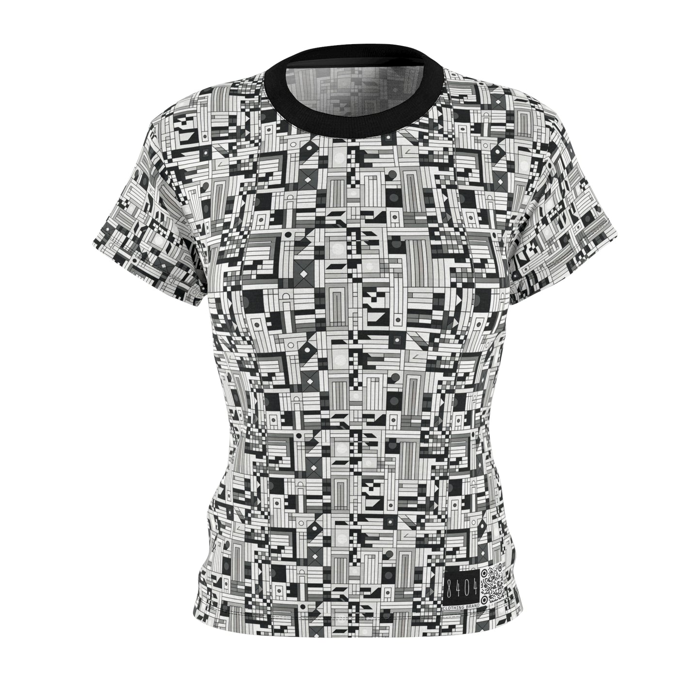 Digital Minimalism Minimalist Tech Women's Cut & Sew Tee - 8404 Design-43