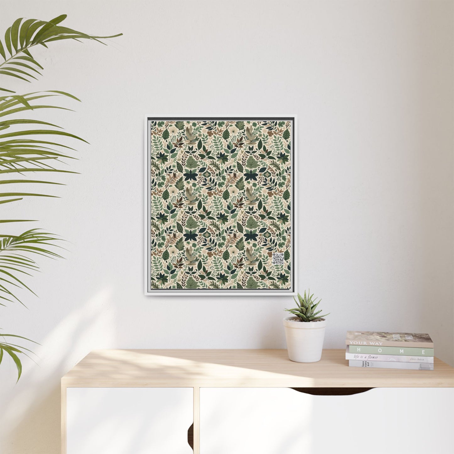 Streetwear Sustainability Environmentally Conscious Streetwear with a Natural Aesthetic Matte Canvas, Framed (multi-color) - 8404 Design-57 B