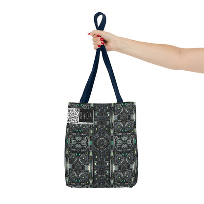 Tech Noir Tech-Forward Minimalism Tote Bag - 8404 Design-52