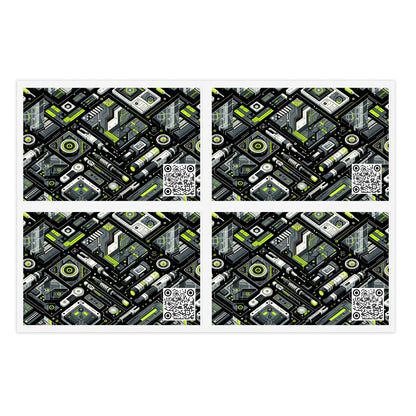 Tech Utility Futuristic Utility Sticker Sheets - 8404 Design-62