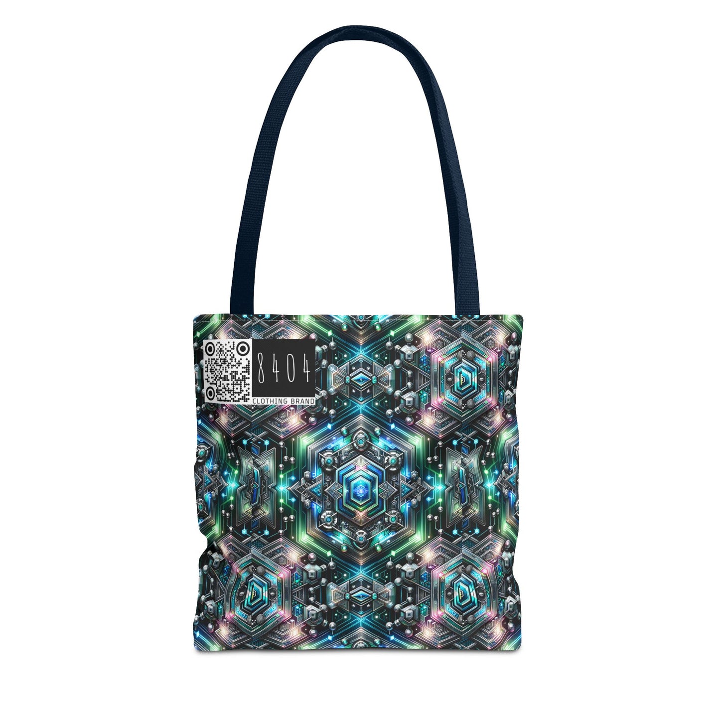 Tech-Infused Futurism Futuristic Tech Tote Bag - 8404 Design-63