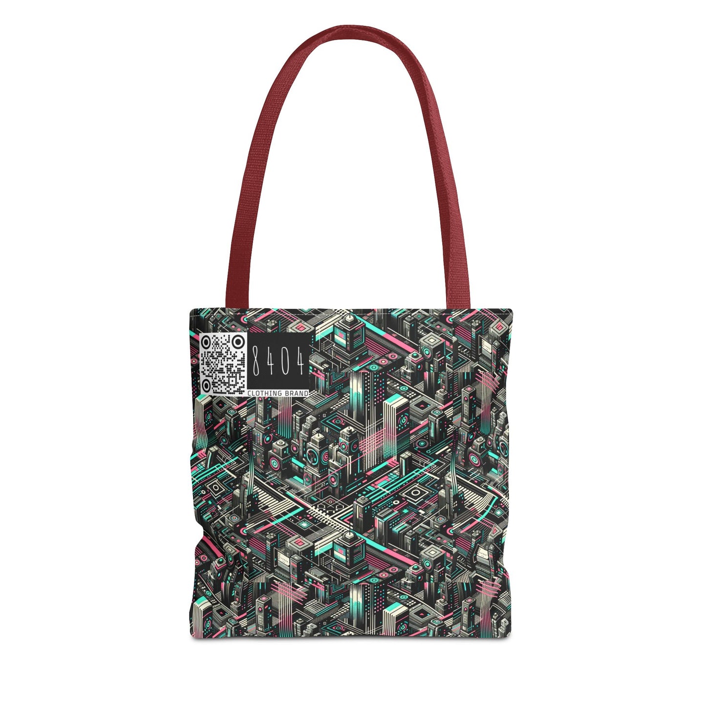 Digital Dreamland Tech-Inspired Streetwear Tote Bag - 8404 Design-51