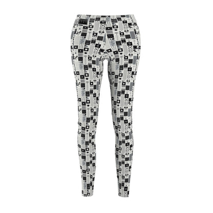 Digital Minimalism Minimalist Tech Women's Cut & Sew Casual Leggings - 8404 Design-54