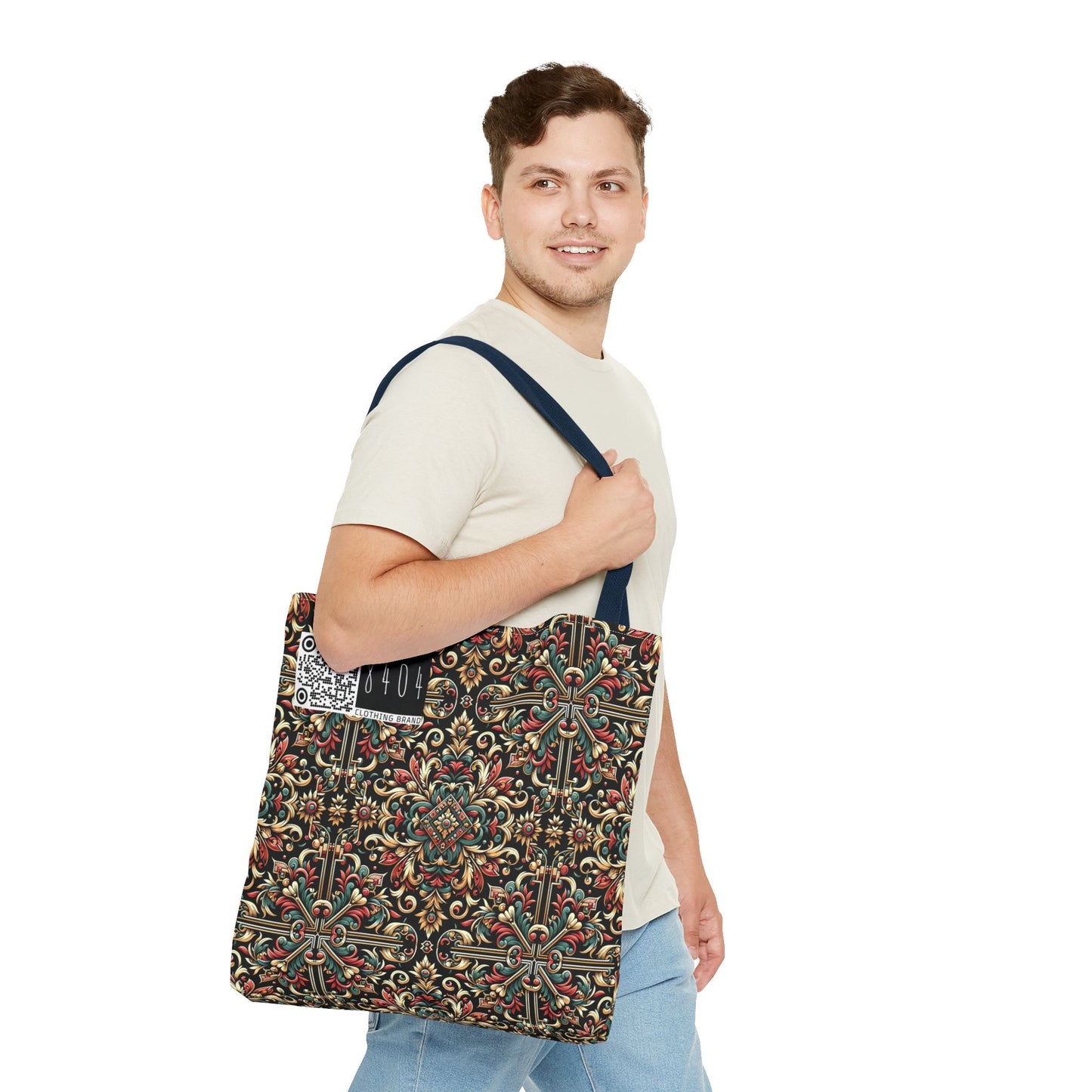 Streetwear Renaissance Artistic Clash of Old and New Tote Bag - 8404 Design-46